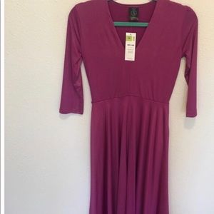NWT Agnes & Dora XL Purple w gold shimmer Curie